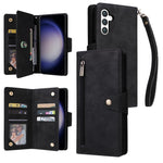 Custodia in pelle a tre pieghe con fibbia per Samsung Galaxy S25 Edge, S25, S25+