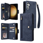 Custodia in pelle a tre pieghe con fibbia per Samsung Galaxy S25 Edge, S25, S25+