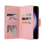 Custodia in pelle a tre pieghe con fibbia per Samsung Galaxy S25 Edge, S25, S25+