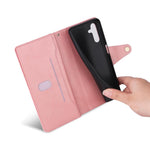Custodia in pelle a tre pieghe con fibbia per Samsung Galaxy S25 Edge, S25, S25+