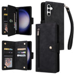 Custodia in pelle a tre pieghe con fibbia per Samsung Galaxy S25 Edge, S25, S25+