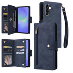 Custodia in pelle a tre pieghe con fibbia a rivetto per Galaxy A27, A56, A26 e