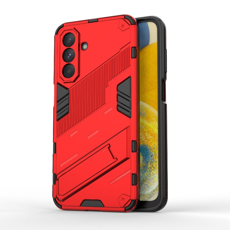 Custodia antiurto Punk Armor 2 in 1 PC + TPU con supporto invisibile per Samsung