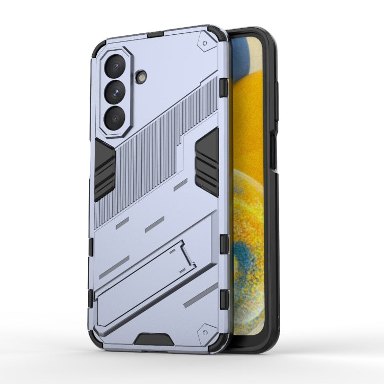 Custodia antiurto Punk Armor 2 in 1 PC + TPU con supporto invisibile per Samsung