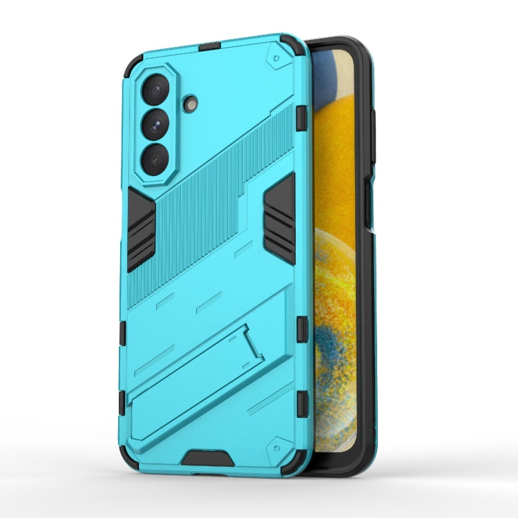 Custodia antiurto Punk Armor 2 in 1 PC + TPU con supporto invisibile per Samsung