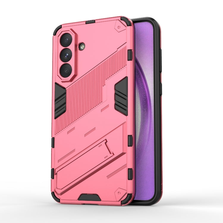 Custodia antiurto Punk Armor 2 in 1 PC + TPU con supporto invisibile per Samsung