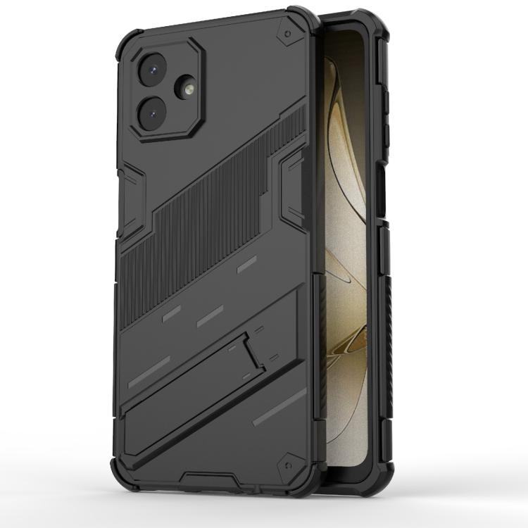 Custodia antiurto Punk Armor 2 in 1 PC + TPU con supporto invisibile per Samsung