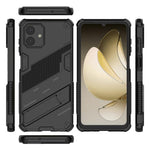 Custodia antiurto Punk Armor 2 in 1 PC + TPU con supporto invisibile per Samsung