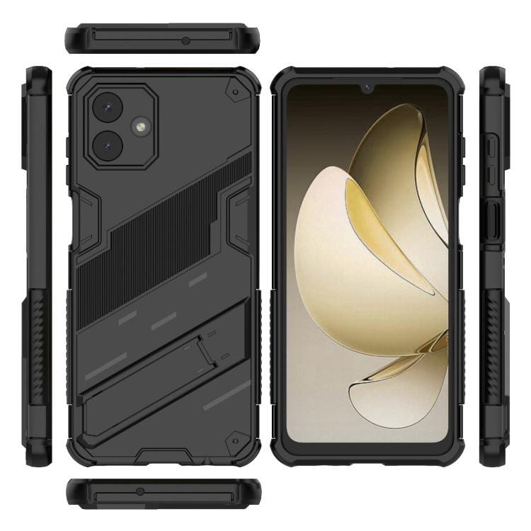 Custodia antiurto Punk Armor 2 in 1 PC + TPU con supporto invisibile per Samsung
