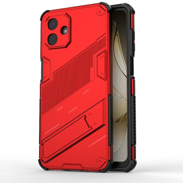 Custodia antiurto Punk Armor 2 in 1 PC + TPU con supporto invisibile per Samsung