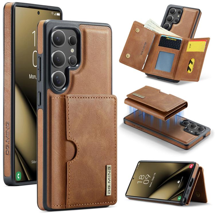 Custodia in pelle DG.MING M6 Series RFID per Samsung Galaxy S25 Edge, S25, S25+