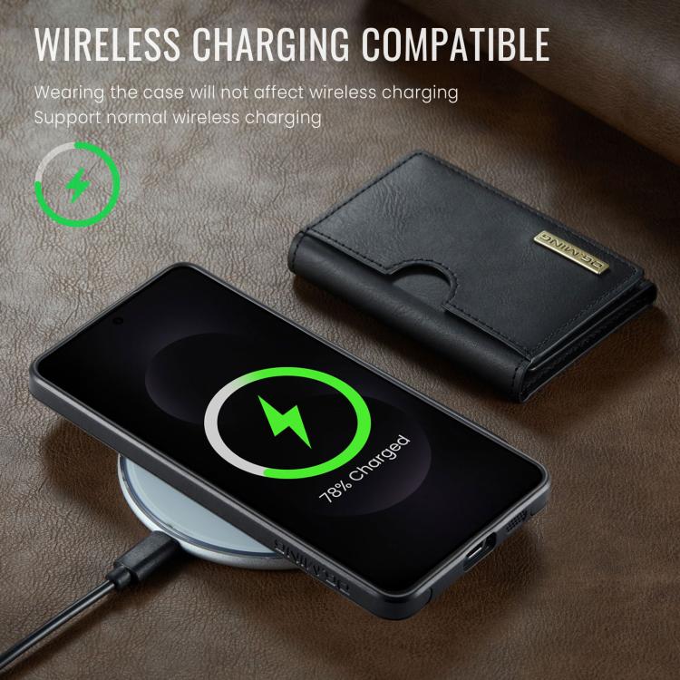 Custodia in pelle DG.MING M6 Series RFID per Samsung Galaxy S25 Edge, S25, S25+