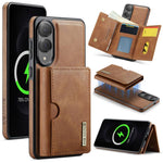 Custodia in pelle DG.MING M6 Series RFID per Samsung Galaxy S25 Edge, S25, S25+
