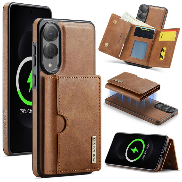 Custodia in pelle DG.MING M6 Series RFID per Samsung Galaxy S25 Edge, S25, S25+