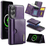 Custodia in pelle DG.MING M6 Series RFID per Samsung Galaxy S25 Edge, S25, S25+