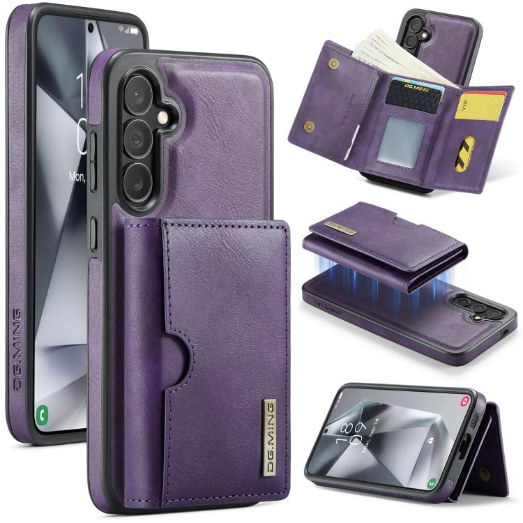 Custodia in pelle DG.MING M6 Series RFID per Samsung Galaxy S25 Edge, S25, S25+