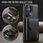 Custodia in pelle DG.MING M6 Series RFID per Samsung Galaxy S22 Ultra, S22+ e