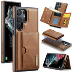 Custodia in pelle DG.MING M6 Series RFID per Samsung Galaxy S22 Ultra, S22+ e