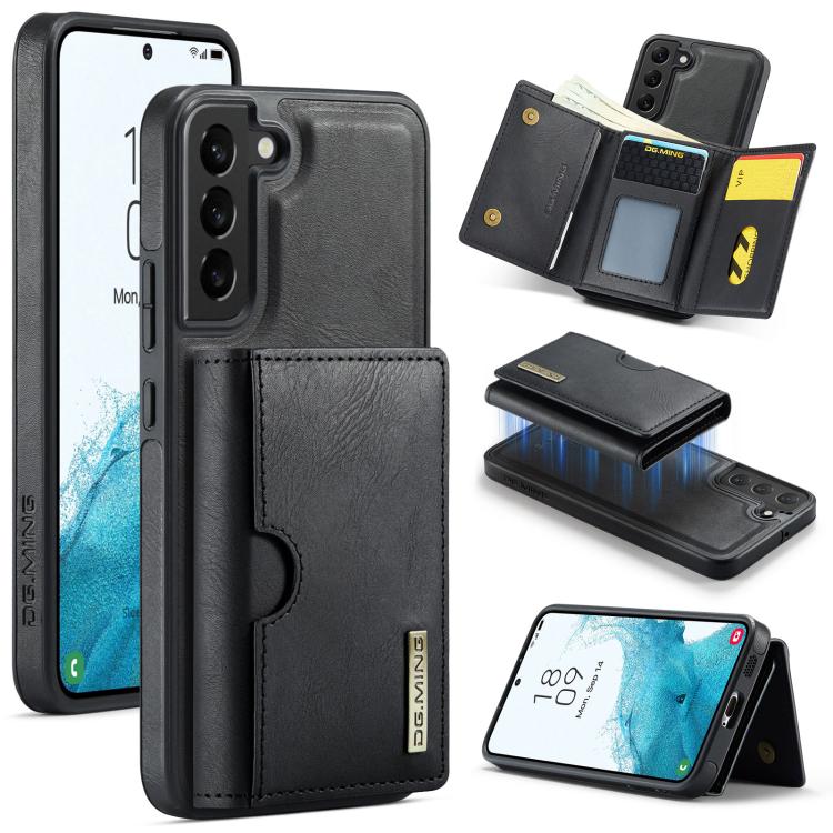 Custodia in pelle DG.MING M6 Series RFID per Samsung Galaxy S22 Ultra, S22+ e