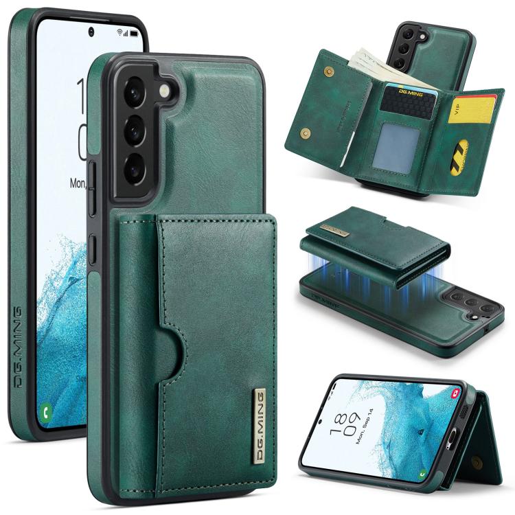 Custodia in pelle DG.MING M6 Series RFID per Samsung Galaxy S22 Ultra, S22+ e