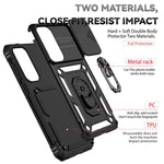 Custodia con supporto scorrevole Camshield per Samsung Galaxy S25 FE 5G, Samsung