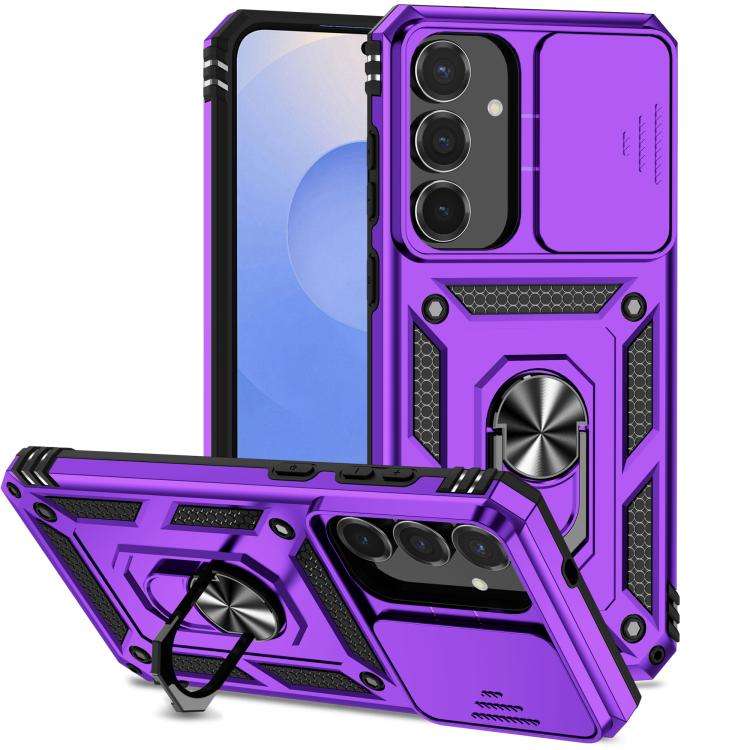 Custodia con supporto scorrevole Camshield per Samsung Galaxy S25 FE 5G, Samsung