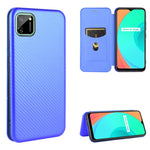 Custodia flip orizzontale in fibra di carbonio con slot per schede per OPPO Find