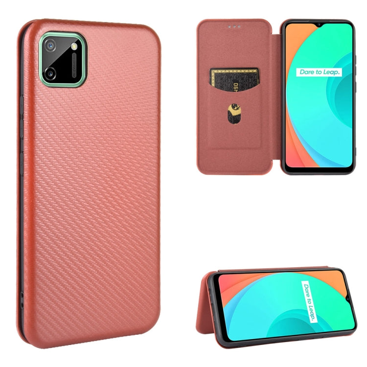 Custodia flip orizzontale in fibra di carbonio con slot per schede per OPPO Find