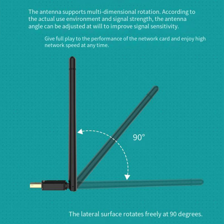 Adattatore WiFi USB EDUP EP-AX300GS 300Mbps WiFi 6