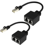 Splitter Ethernet RJ45 2 in 1 Cat5 Cat6 per rete