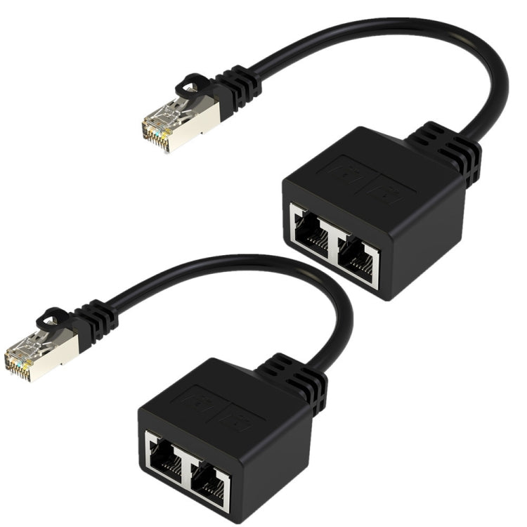 Splitter Ethernet RJ45 2 in 1 Cat5 Cat6 per rete