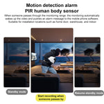 Telecamera di sorveglianza wireless WiFi HD con visione notturna