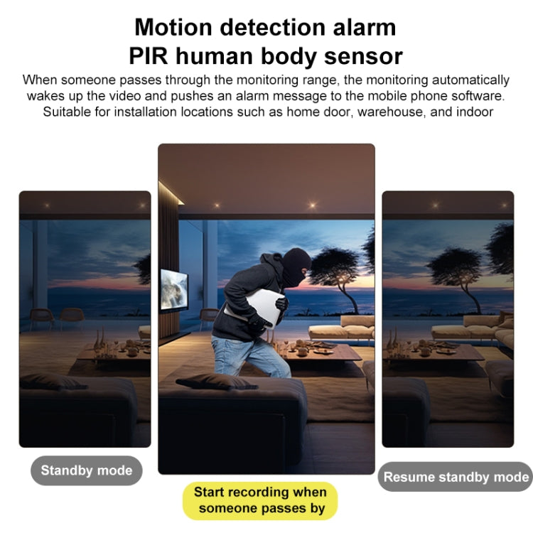Telecamera di sorveglianza wireless WiFi HD con visione notturna