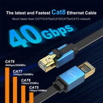 Cavo Ethernet Cat 8 40 Gbps, 1-15 metri