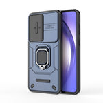 Custodia antiurto scorrevole Camshield TPU + PC con supporto per Galaxy A07 4G