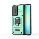 Custodia antiurto scorrevole Camshield TPU + PC con supporto per Galaxy A07 4G