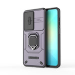 Custodia antiurto scorrevole Camshield TPU + PC con supporto per Galaxy A07 4G
