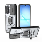Custodia antiurto scorrevole Camshield TPU + PC con supporto per Galaxy A07 4G