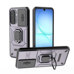 Custodia antiurto scorrevole Camshield TPU + PC con supporto per Galaxy A07 4G