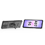 Custodia antiurto scorrevole Camshield TPU + PC con supporto per Galaxy A07 4G