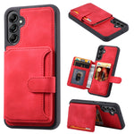 Custodia con porta carte in PU antifurto RFID per Samsung Galaxy S25 e S26