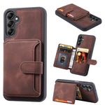 Custodia con porta carte in PU antifurto RFID per Samsung Galaxy S25 e S26