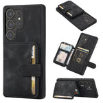 Custodia con porta carte in PU antifurto RFID per Samsung Galaxy S25 e S26