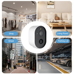 Telecamera di sorveglianza wireless HD 3 MP per esterni con batte