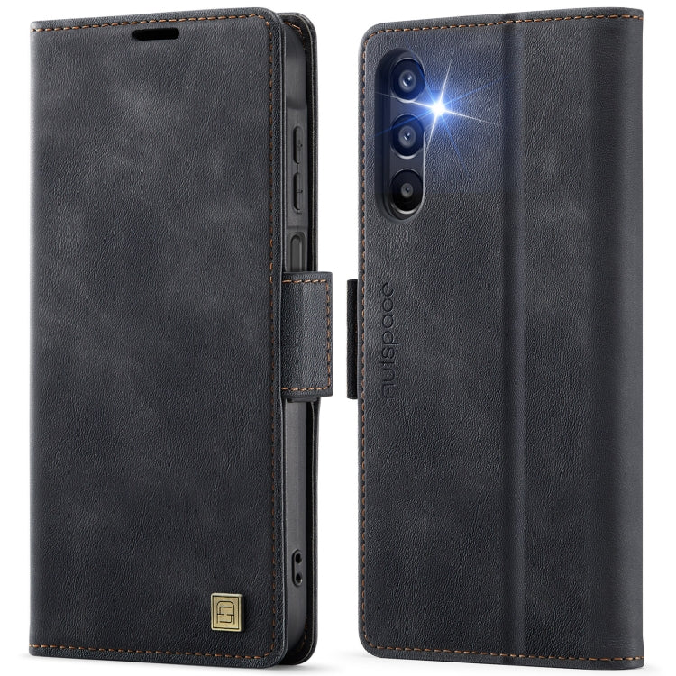 Custodia in pelle magnetica RFID MagSafe con fibbia laterale per Samsung Galaxy