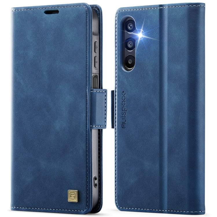 Custodia in pelle magnetica RFID MagSafe con fibbia laterale per Samsung Galaxy