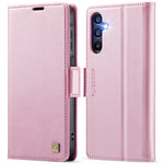 Custodia in pelle magnetica RFID MagSafe con fibbia laterale per Samsung Galaxy