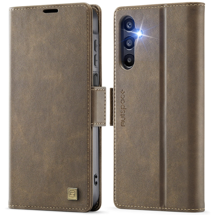 Custodia in pelle magnetica RFID MagSafe con fibbia laterale per Samsung Galaxy