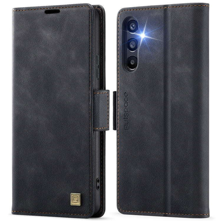 Custodia in pelle magnetica RFID MagSafe con fibbia laterale per Samsung Galaxy