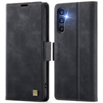Custodia in pelle magnetica RFID MagSafe con fibbia laterale per Samsung Galaxy